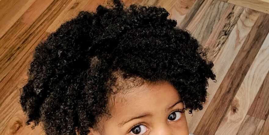 Customer photo review of Mango Dip Detangling Slip