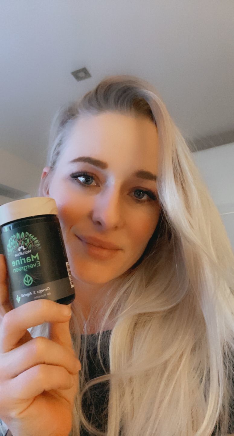 Customer photo review of Olio di alghe Omega 3 (60 capsule)