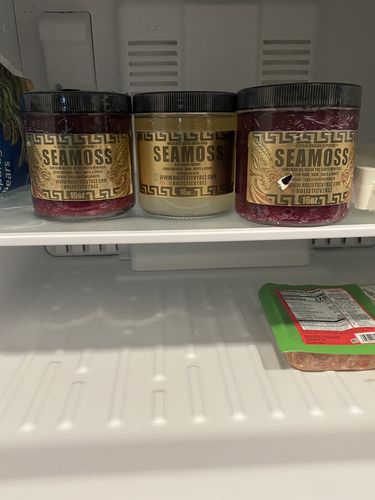 Customer photo review of The Wellness Trio Sea Moss Gel Combo