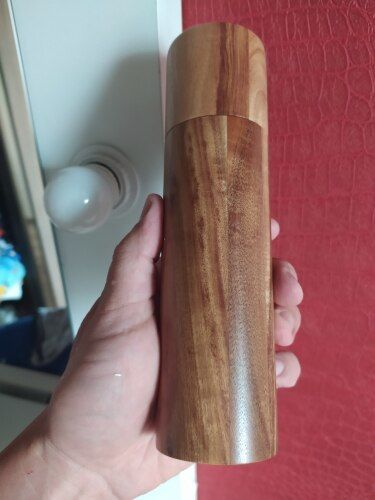 Customer photo review of Acacia Wood Salt and Pepper Grinders