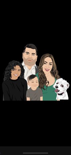 Customer photo review of Custom Fur-mily Portrait