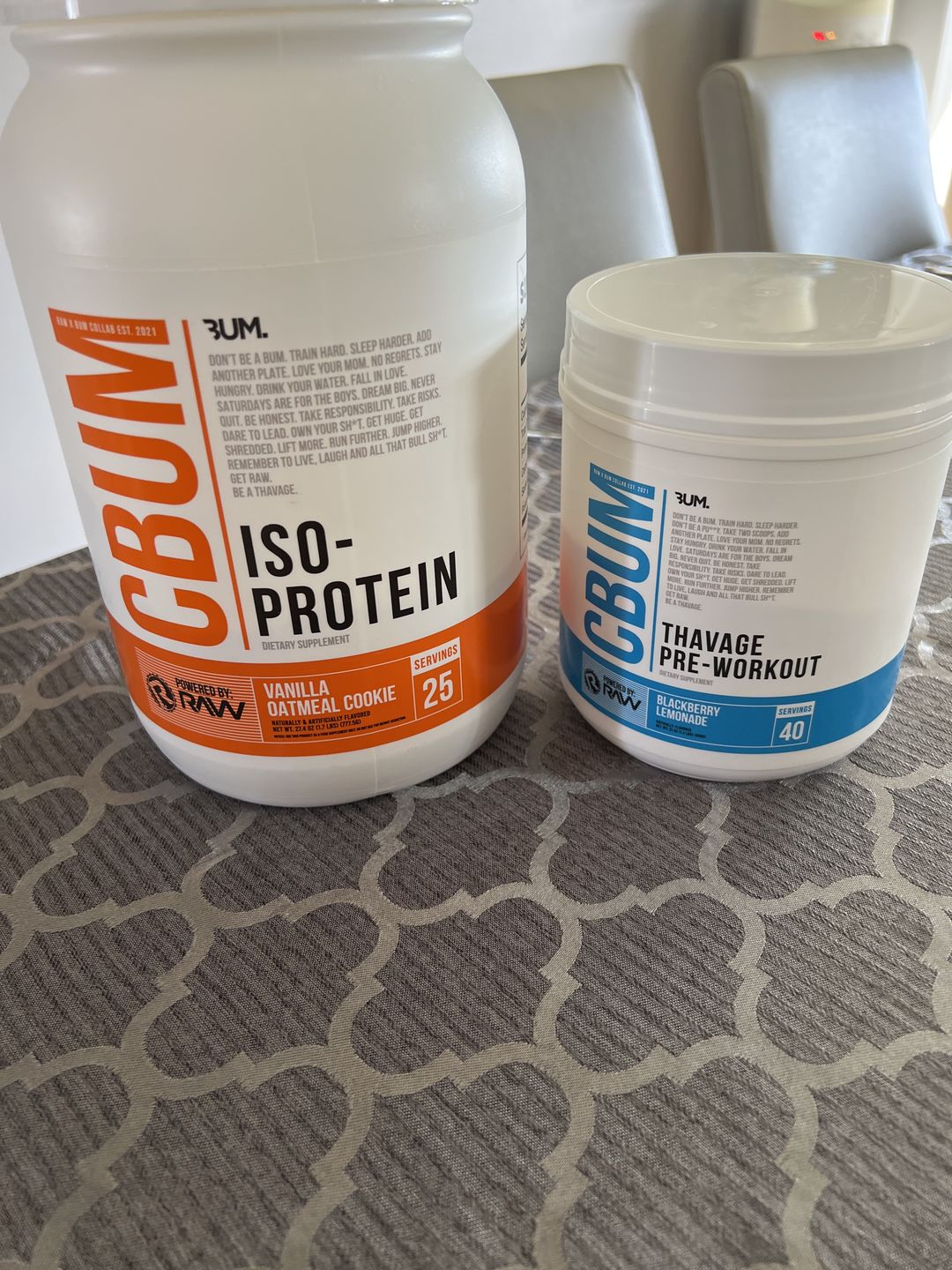 Customer photo review of CBUM - Protéine Iso 775g