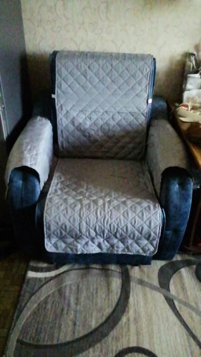 Customer photo review of CoverUp -  Non-Slip Recliner Chair Cover