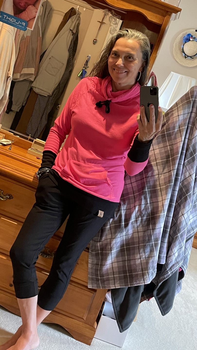 Customer photo review of *Freshly Baked* Crop Cuff Pants