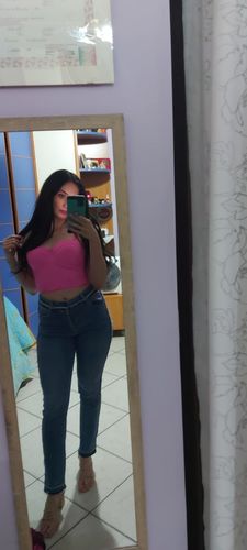 Customer photo review of Corsetto imbottito in raso