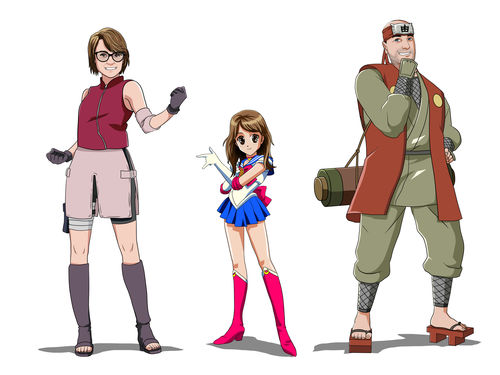 Customer photo review of Caricature cartoon dessinée à la main: Portrait personnalisé