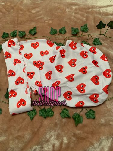 Customer photo review of "GG Monogram" Pink | Custom Gucci Durag