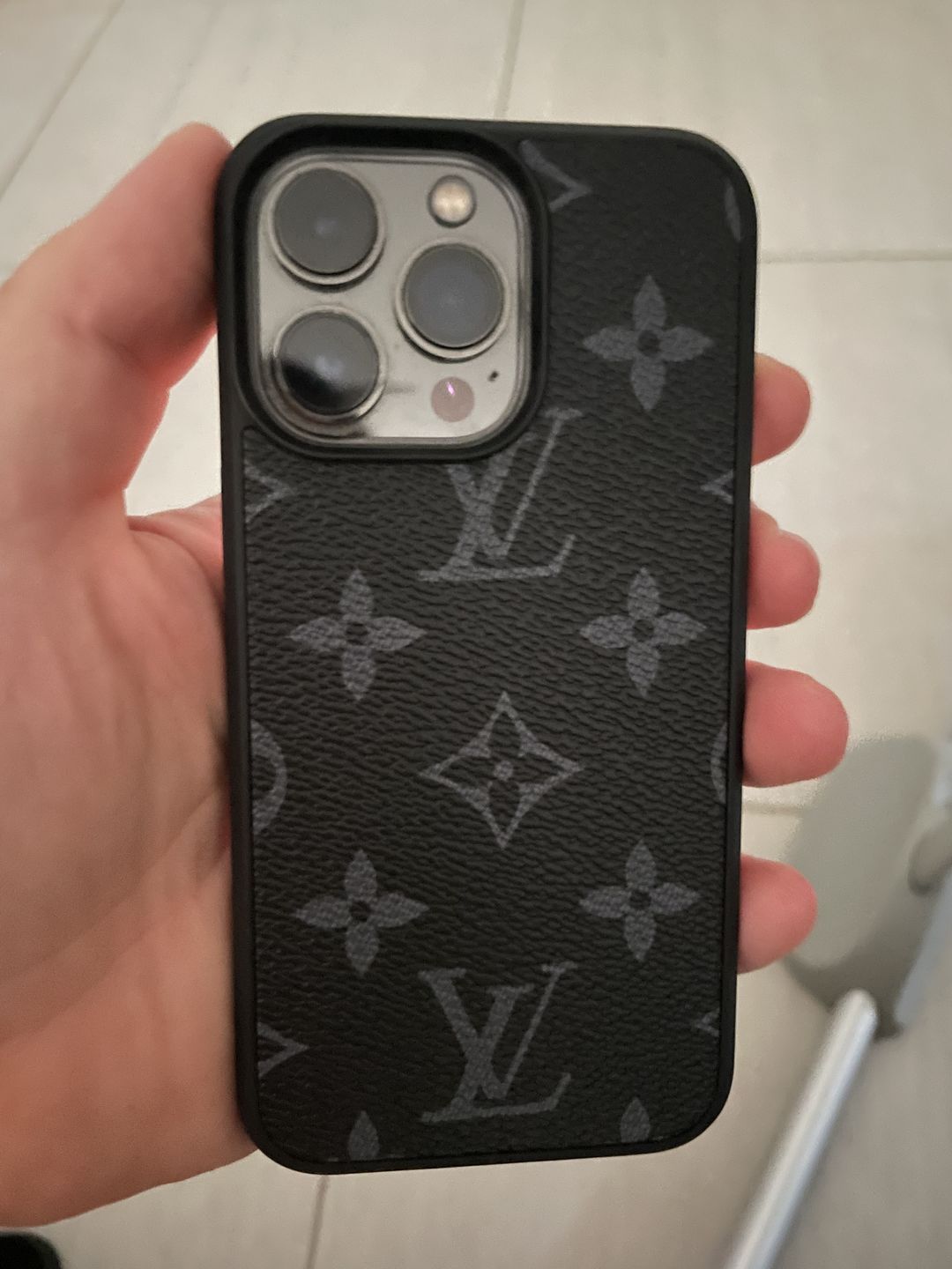 Customer photo review of Black Classic Mono Original iPhone Case