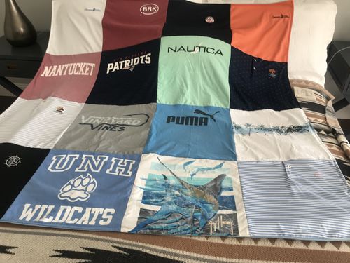 Customer photo review of Classic T-Shirt Blanket
