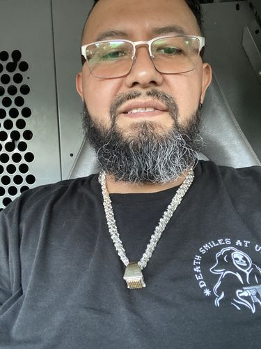 Customer photo review of 26 inch 11mm Mens Flat Byzantine Chain Necklace 925 Sterling Silver 126GR