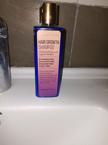 Customer photo review of Hair Growth Shampoo