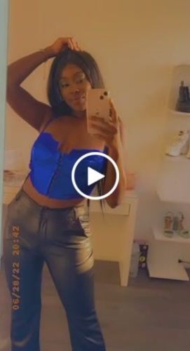 Customer video review of LEXI LACE CORSET BLUE