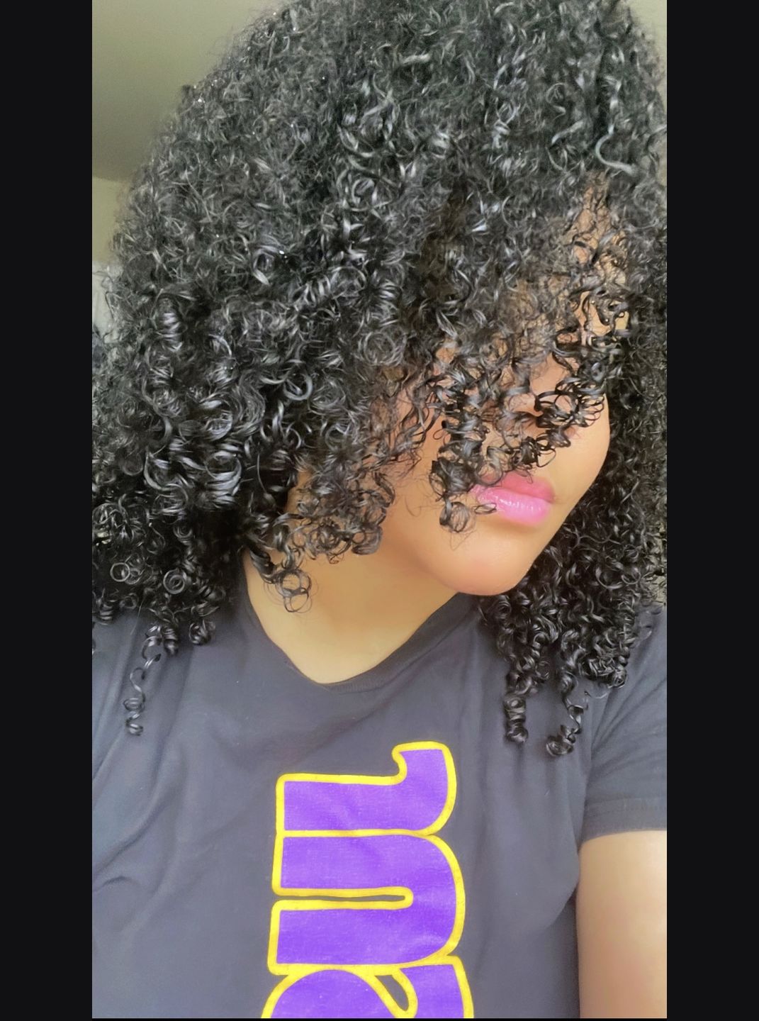 Customer photo review of Sculpt Curl Defining Gel