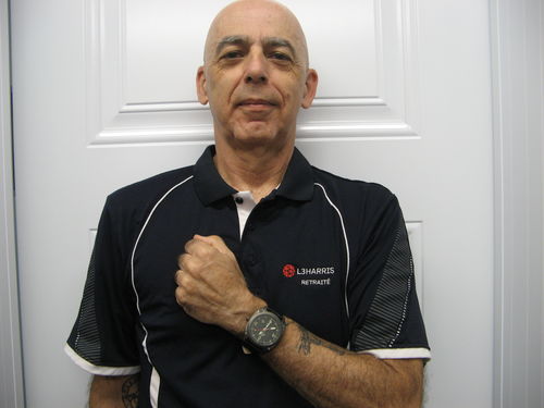 Customer photo review of F-18 Hornet Tribute - Gun Metal Finish, Black Dial, Black Leather Band