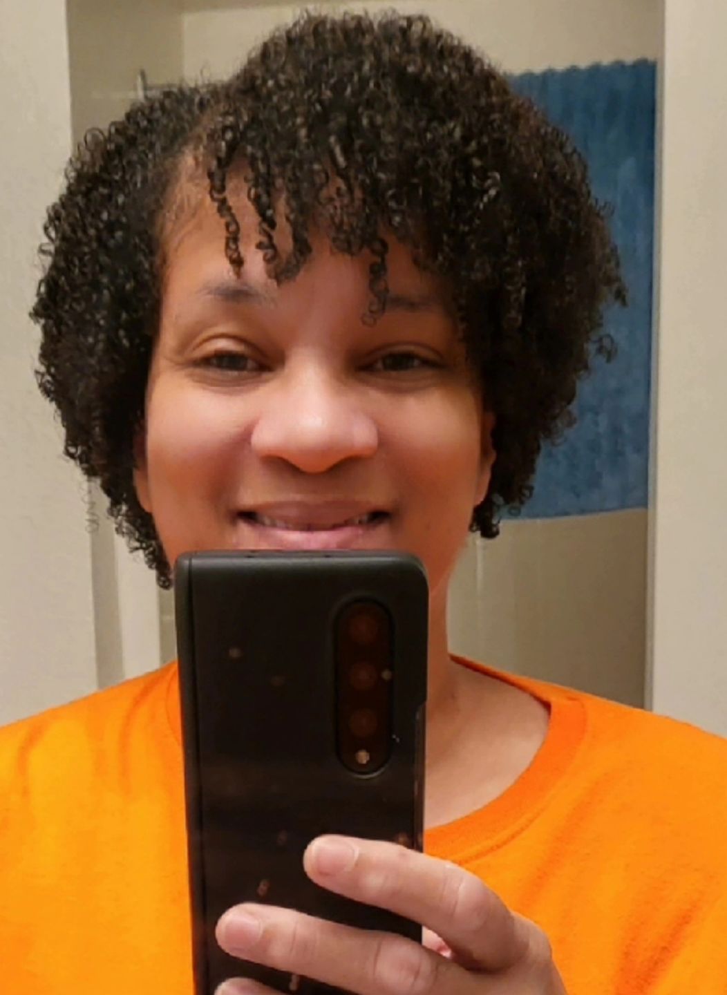 Customer photo review of POLISHED Hair & Scalp Oil