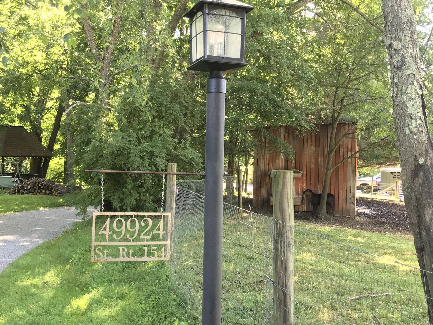 Customer photo review of Home Address Plaque - 3 Sizes
