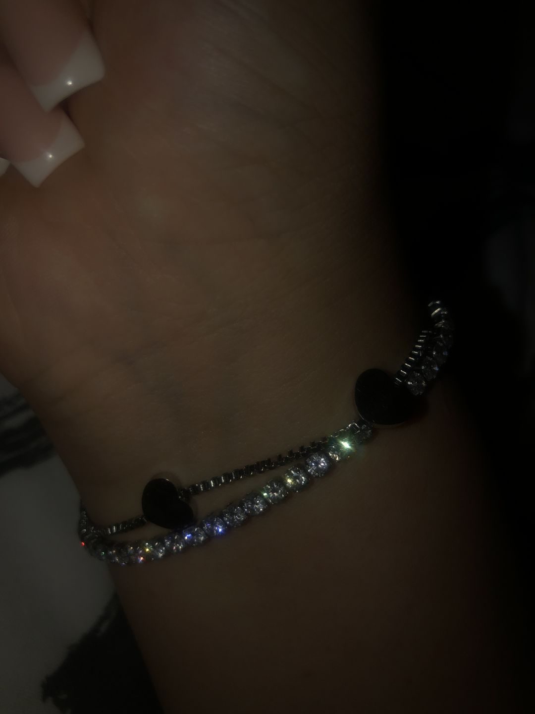 Customer photo review of Lovely Tennis Armband | 18K vergoldet
