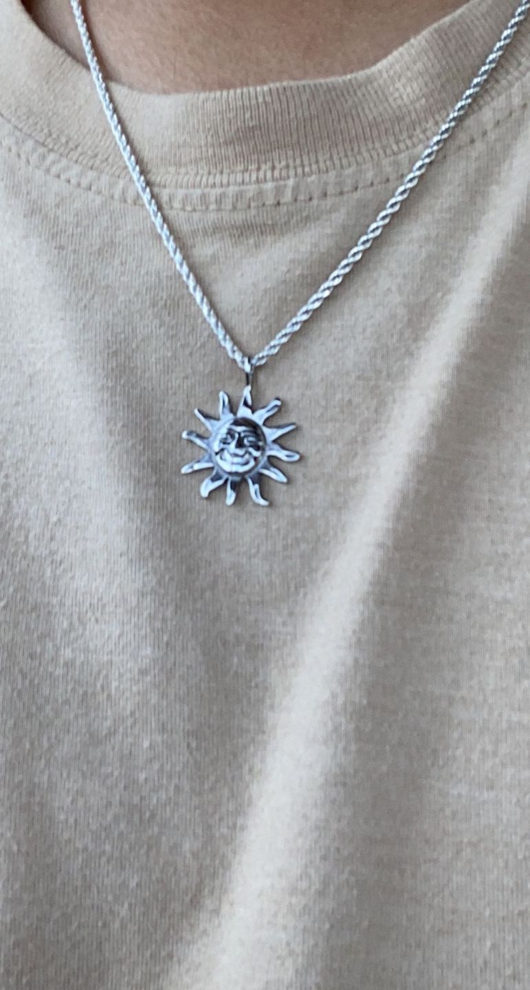 Customer photo review of AZTEC SUN PENDANT