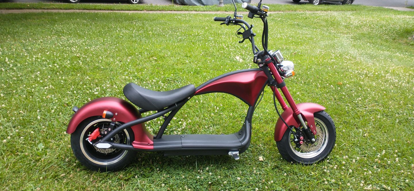 Customer photo review of M1 2000w Electric Fat Tire Scooter Chopper Citycoco
