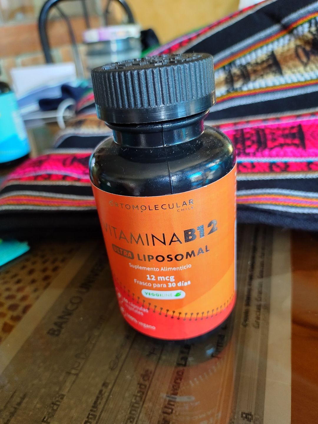 Customer photo review of Vitamina B12 Liposomal 12 mcg-60 cáps