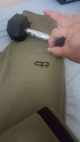 Customer photo review of PR Stripe Joggers- PR207- Army Green