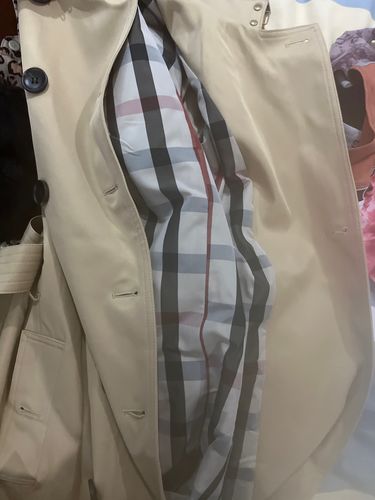 Customer photo review of Classic Womens Slim Lined Trench Coat