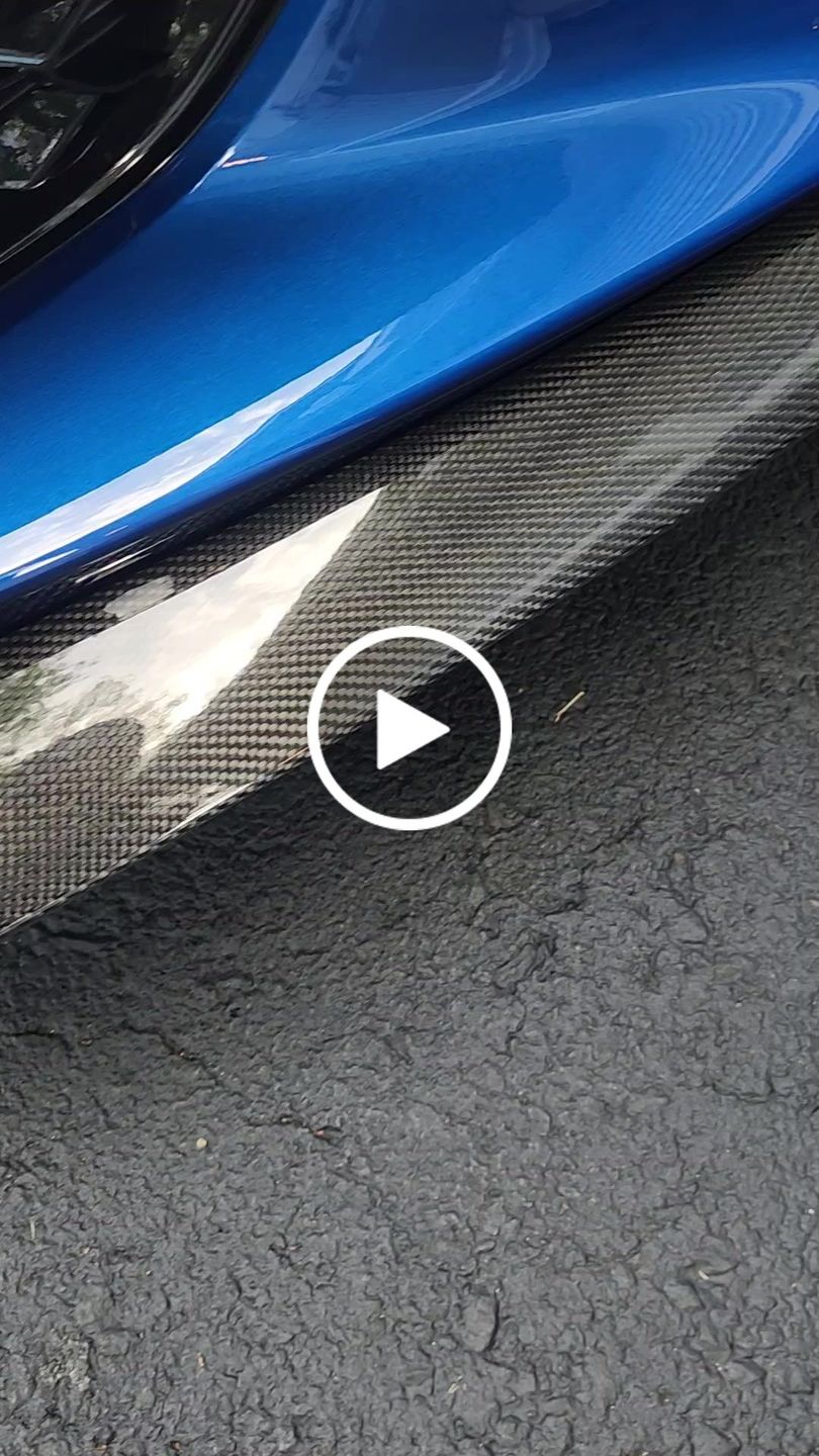 Customer video review of Corvette C8 5VM Side Skirts Rocker Panels
