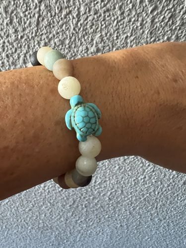 Customer photo review of "Turtle" tracking bracelet