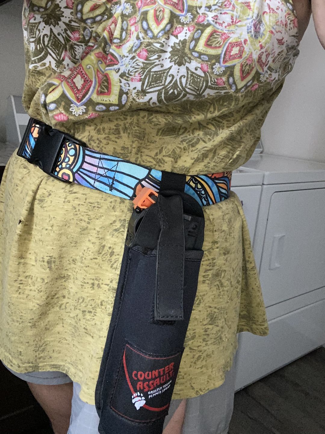 Customer photo review of Radical Red Fish Wading Belt