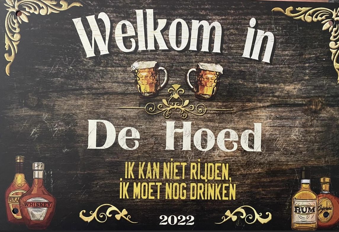 Customer photo review of Mijn bar - Indoor-Deurbord