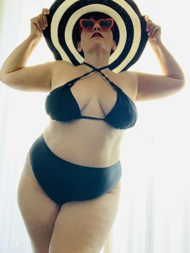 Customer photo review of Classic Black High Waist Bottom