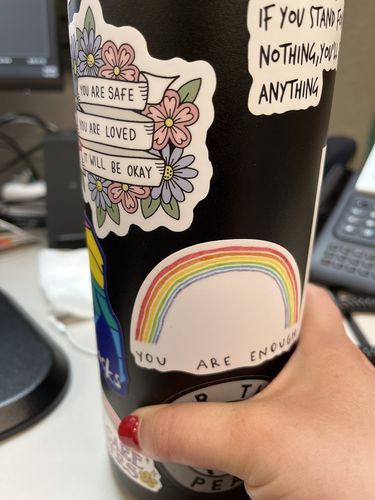 Customer photo review of You Are Enough (Rainbow)