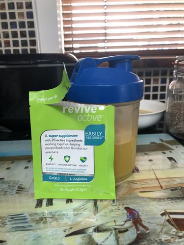Customer photo review of Revive Active - Orange & Mango Flavour