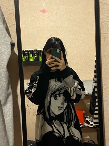 Customer photo review of Harajuku Style Death Note "Misa" Knit Sweater