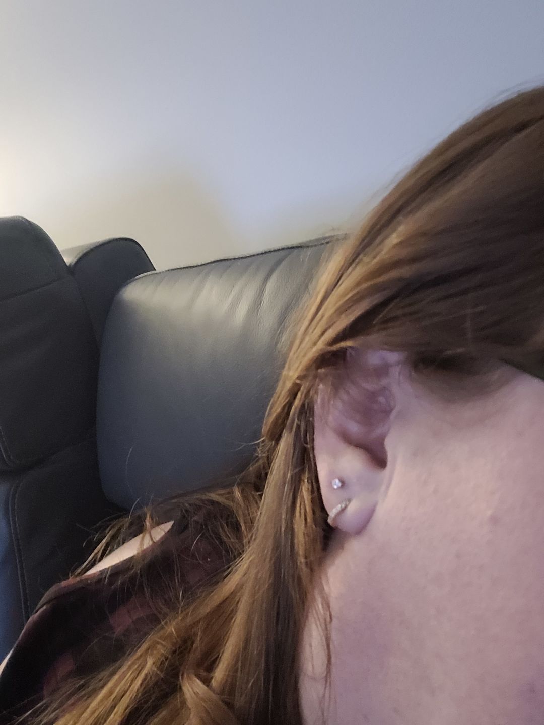 Customer photo review of White Stone Hoops