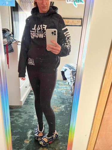 Customer photo review of Fall Is My 2nd Favorite F-Word Hoodie
