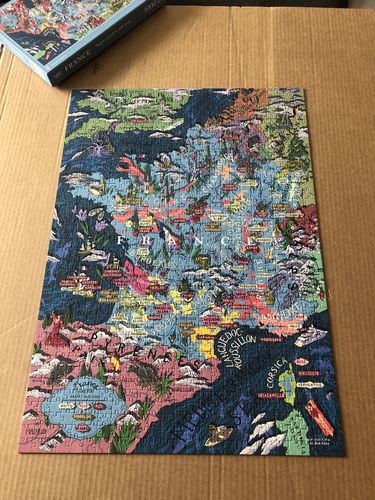 Customer photo review of Wine Puzzle - France