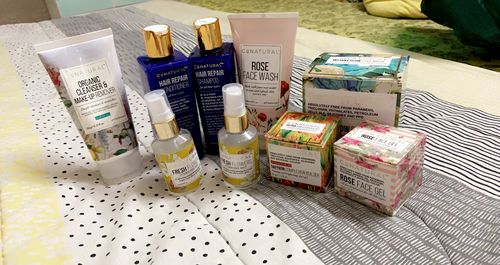 Customer photo review of Organic Cleanser & Make-up Remover
