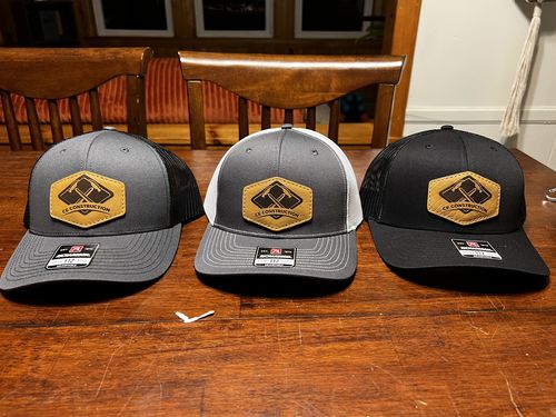 Customer photo review of Richardson 112 Custom Leather Patch Hat