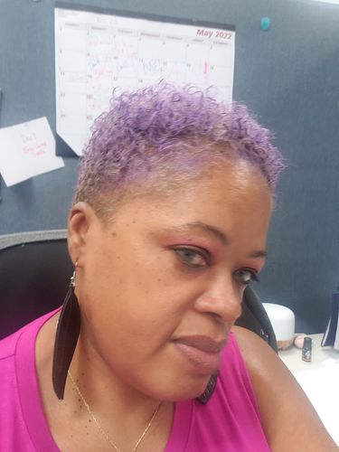Customer photo review of Get Hued - Purple Rain