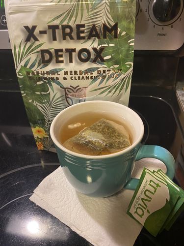 Customer photo review of ( ORIGINAL) X-TREAM DETOX TEA 1 BAG 30 DAY SUPPLY ( STRONGER VERSION ) MANGO