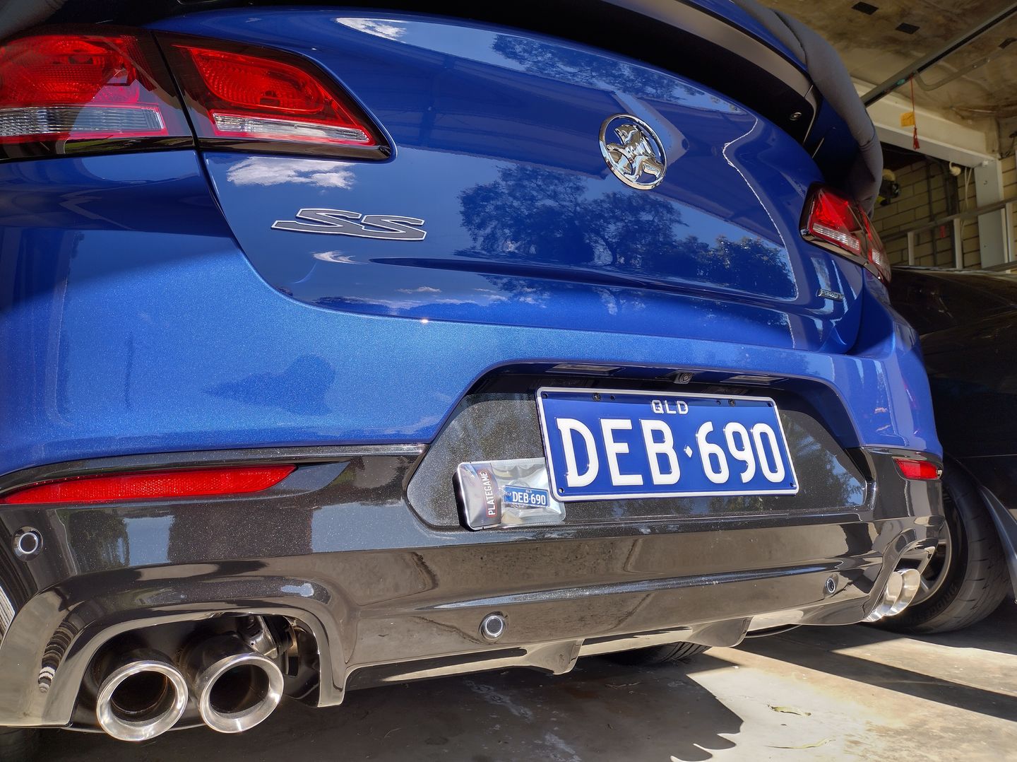 Customer photo review of QLD Colour Licence Plate Custom Keychain