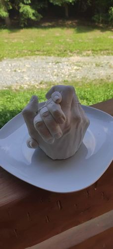 Customer photo review of Emlék | Kézszobor készítő - Szett