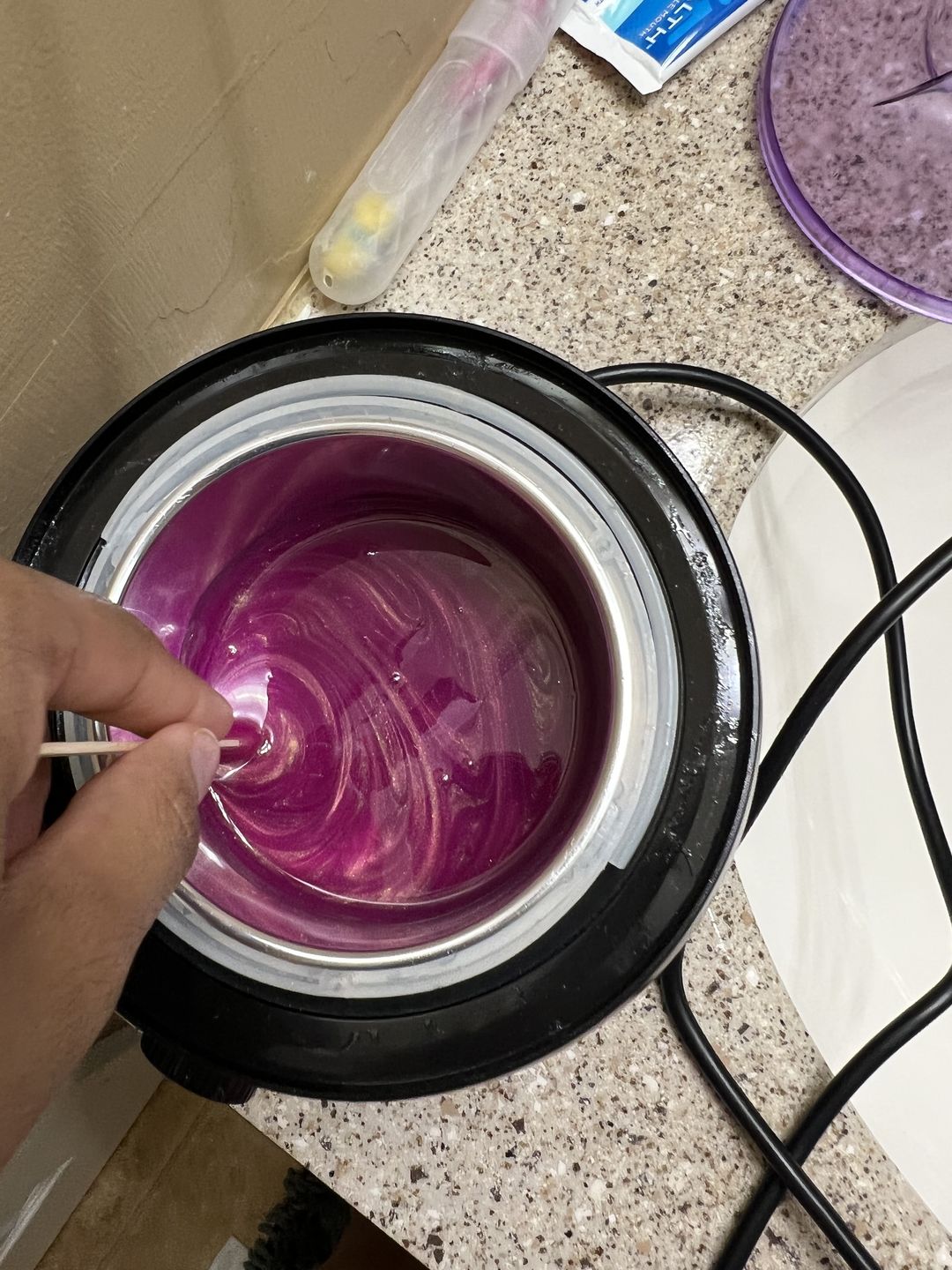 Customer photo review of At-Home Signature Series Hair Removal Wax