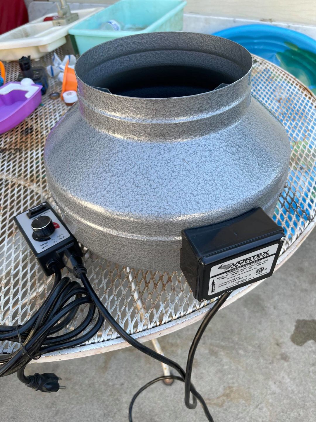 Customer photo review of Vortex VTX Inline Fan
