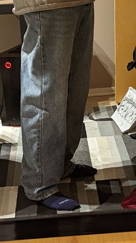 Customer photo review of RT No. 1485 DENIM STRAIGHT JEANS