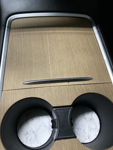 Customer photo review of Center Console Hard Cover for Tesla Model 3 & Y 2021 - 2022
