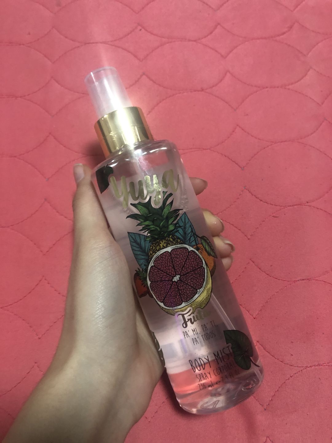 Customer photo review of Body Mist  "Fruta pa' mi, pa' ti, pa' todos"