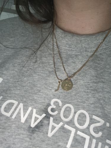 Customer photo review of Zodiac Necklace - Libra