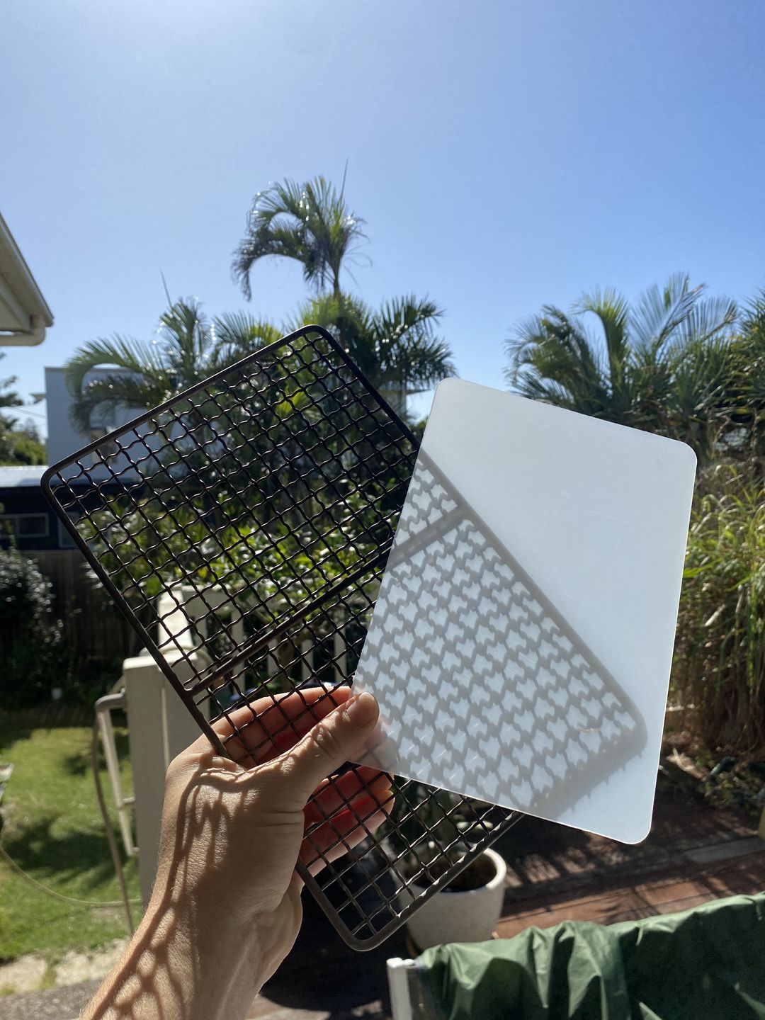 Customer photo review of Ultralight Titanium Grill